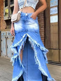 Western Jean Skirts For Women