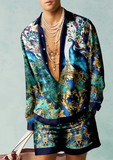 Men's 2-piece Long Sleeved Summer Beach Style