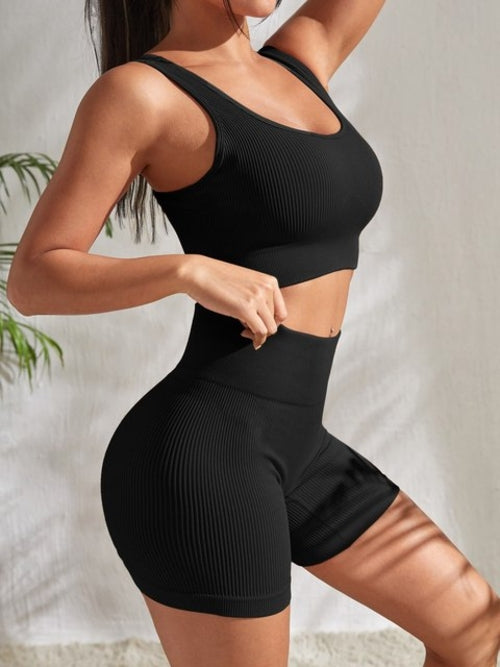 Seamless Yoga Set Gym Suits With Shorts Crop Top Sexy Bra Women's Jeal Brand Collections Seamless Yoga Set Gym Suits With Shorts Crop Top Sexy Bra Women's Jeal Brand Collections