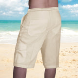 Men's Cargo Shorts Rice White Multicolor Multi pocket